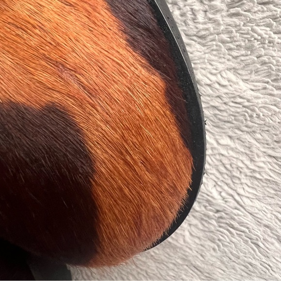 Louise et Cie Zareb Animal Print Leopard Calf Hair Leather Ankle Chelsea Boot - Picture 7 of 15